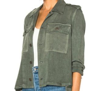 AMO Ruffle Army Twist Shirt/Jacket
